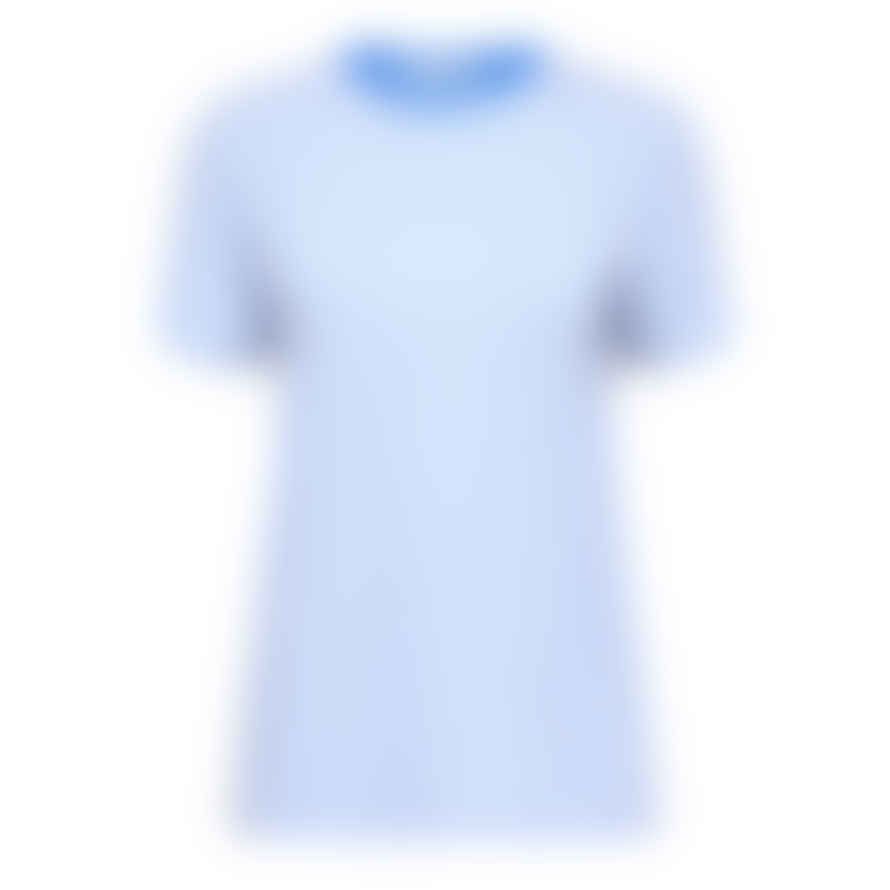 Selected Femme | Striped Organic Cotton T-shirt | Ultramarine