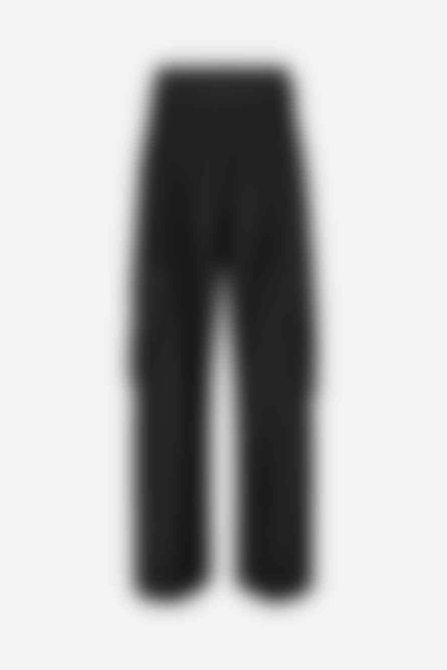 Stine Goya Cairo Casual Jersey Jet Black Trousers