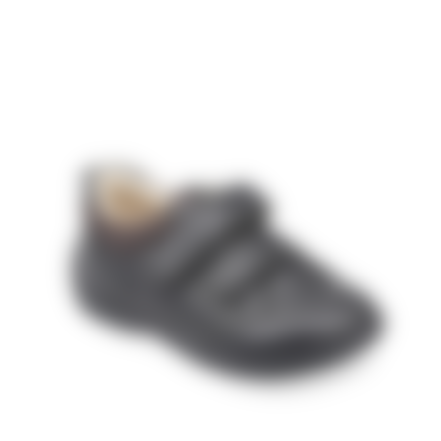 Start-rite Startrite: Zigzag Riptape School Shoes - Black Leather