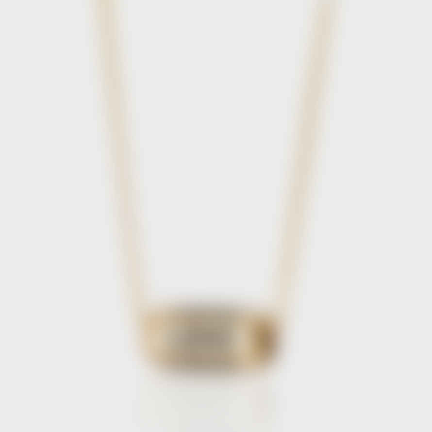 Scream Pretty  Love Is All Around Necklace (black) - Gold Plated - Standard Chain Length