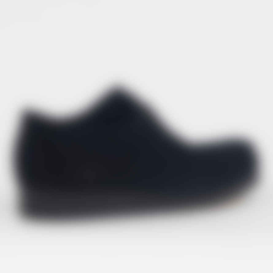 Clarks Originals Wallabee Shoes in Black Suede