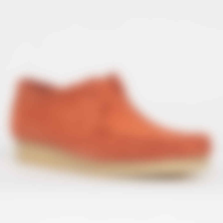 Clarks Originals Wallabee Shoes in Burnt Orange