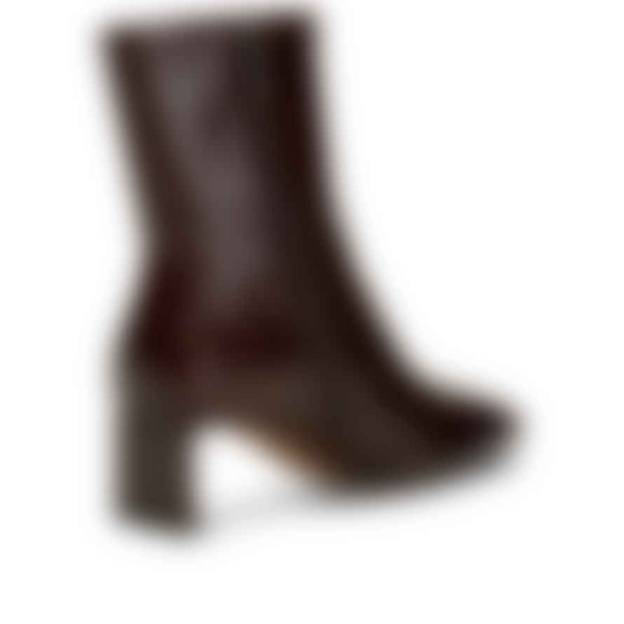 Shoe The Bear Arlo Zip Leather Boots Brown