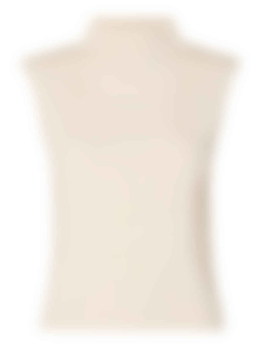 Selected Femme Caro Sleeveless Knitted Top - Birch