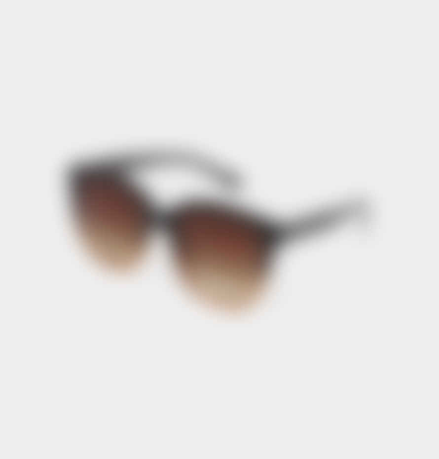 A.Kjaerbede  A.kjaerbede Billy Sunglasses In Black / Brown Transparent