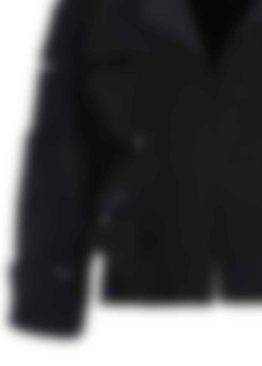 Kozan Gemini Black Jacket With Cuts - Black, Xs
