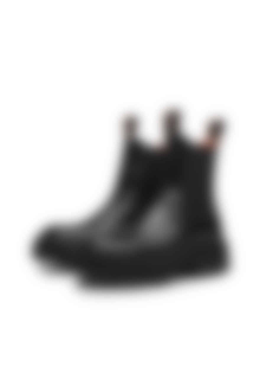 LAST Black Trixy Leather Boots