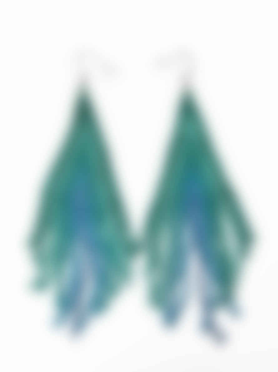 Nooki Design Beaded Earrings - Turquoise
