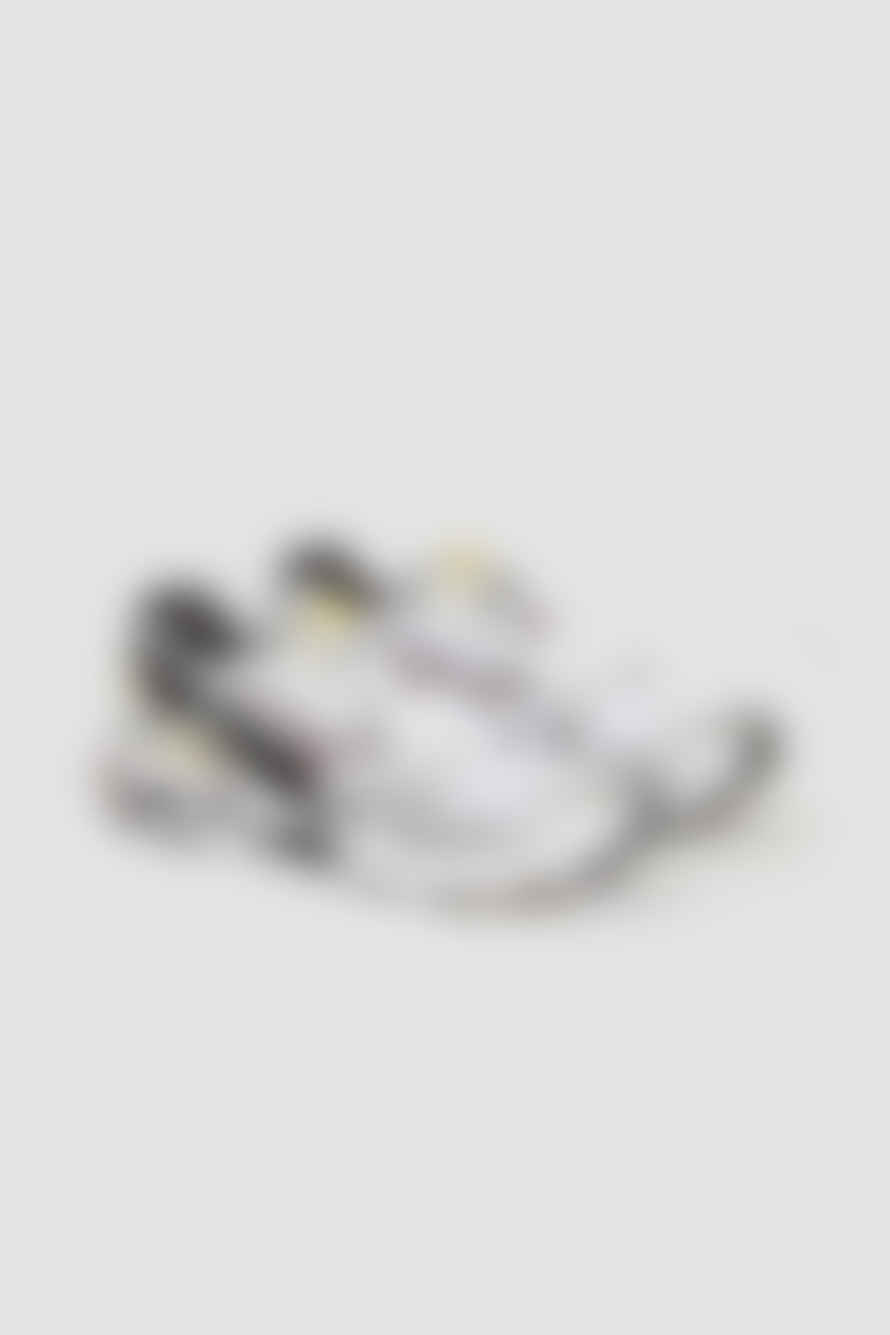 Mizuno White Cabernet Silver SL Wave Rider Shoes