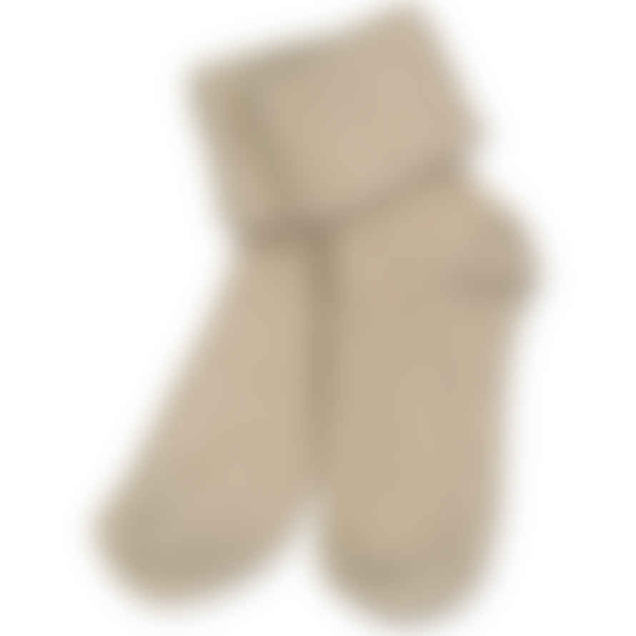 mp Denmark Light Brown Cotton Rib Socks