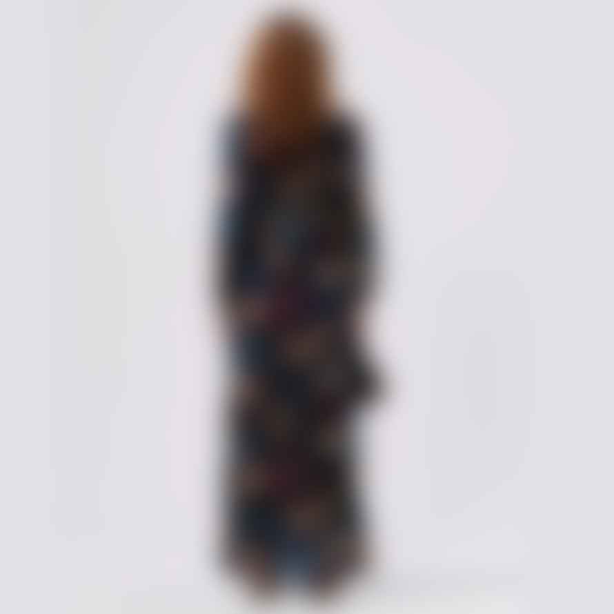 Hayley Menzies Hayley Menzies Long Sleeve Silk Maxi Shirt Dress