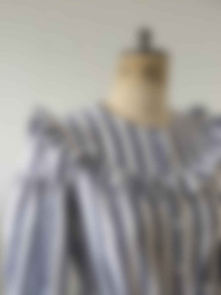 Percy Langley Linen Stripe Aubrielle Dress