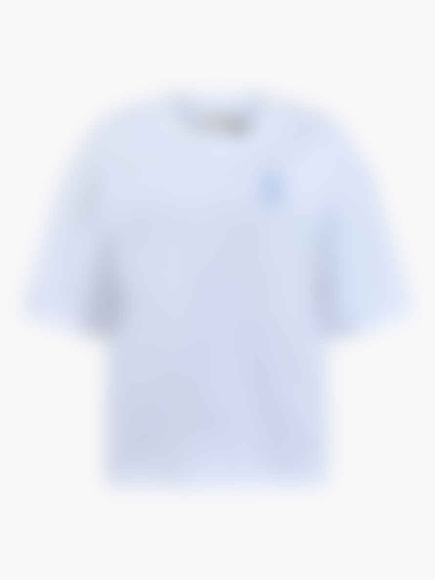SOFIE SCHNOOR T-shirt White & Bright Blue