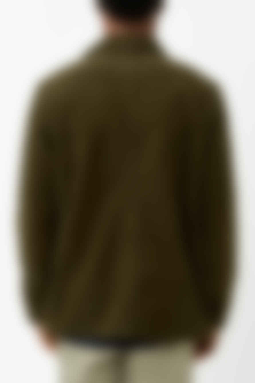 Vetra Olive Soft Cord Weaved Jacket