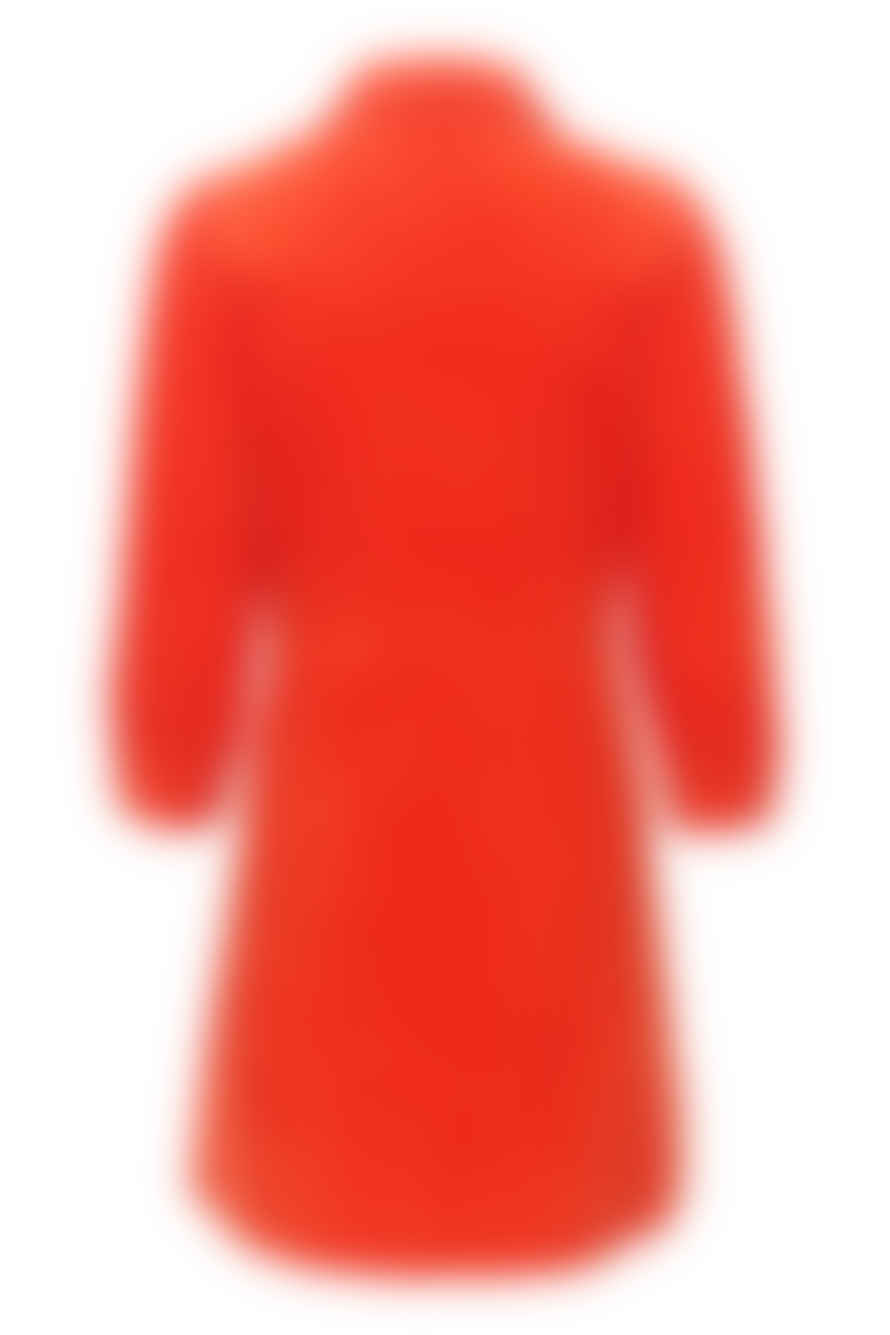 Part Two Cord Dress Spicy Orange