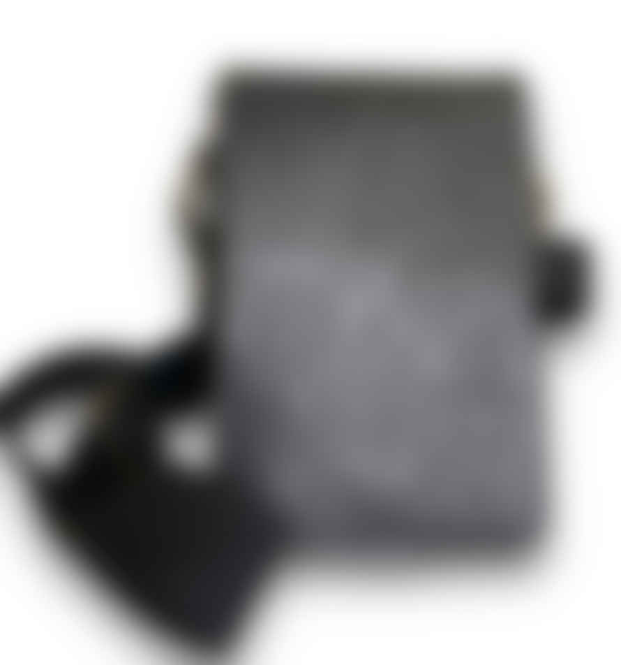 CollardManson Black Floral Phone/ Wallet Bag
