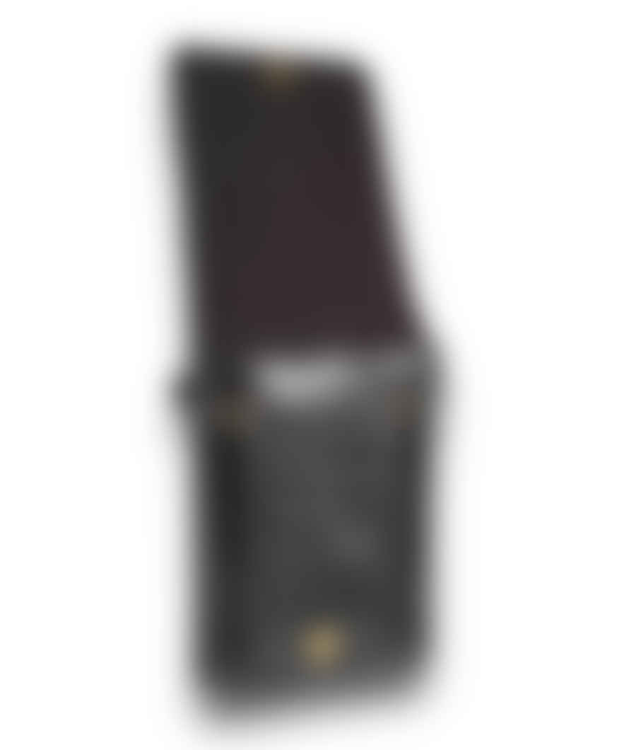 CollardManson Black Floral Phone/ Wallet Bag