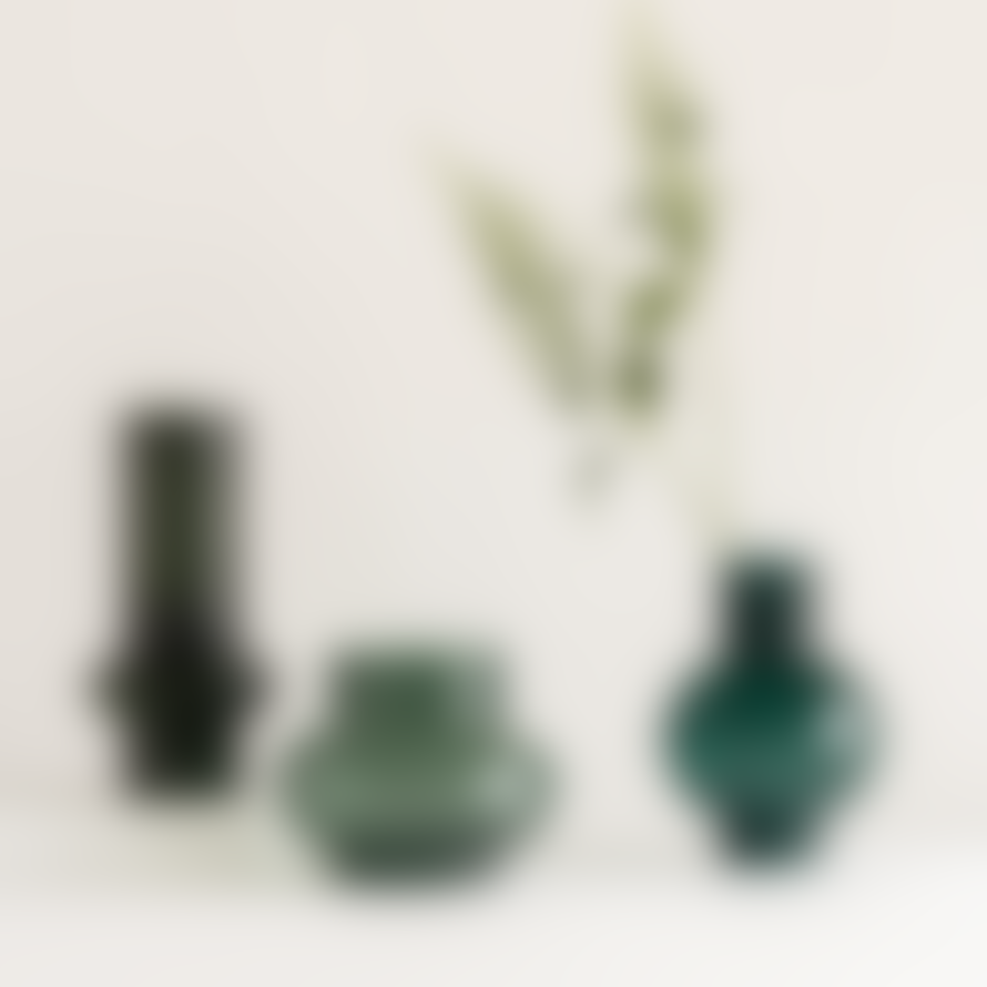 Urban Nature Culture Vase - Tummy D - Riffle Green - Sustainable