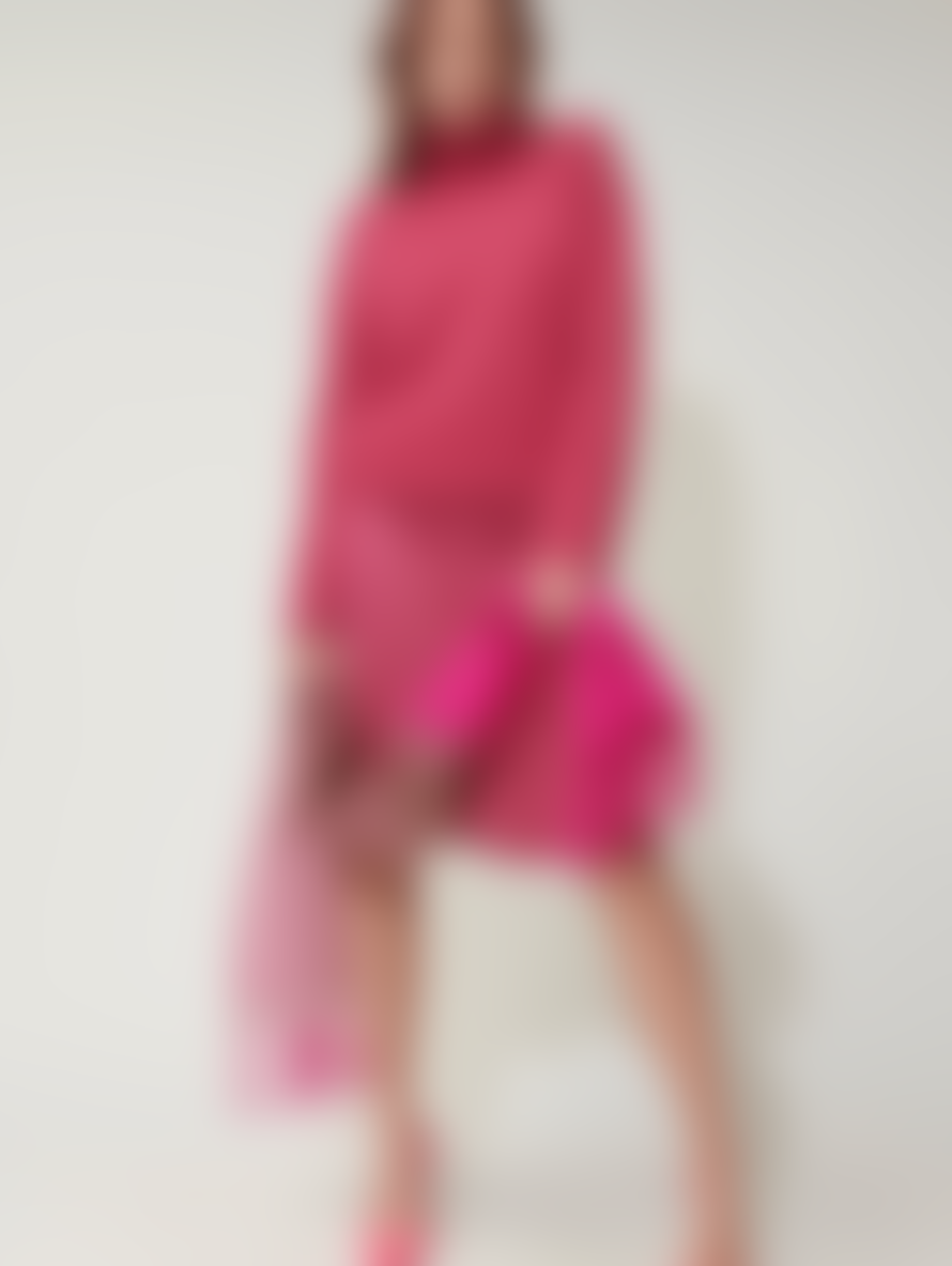 Luisa Cerano Pink Turtleneck Pullover 188302 5292 Col 0453