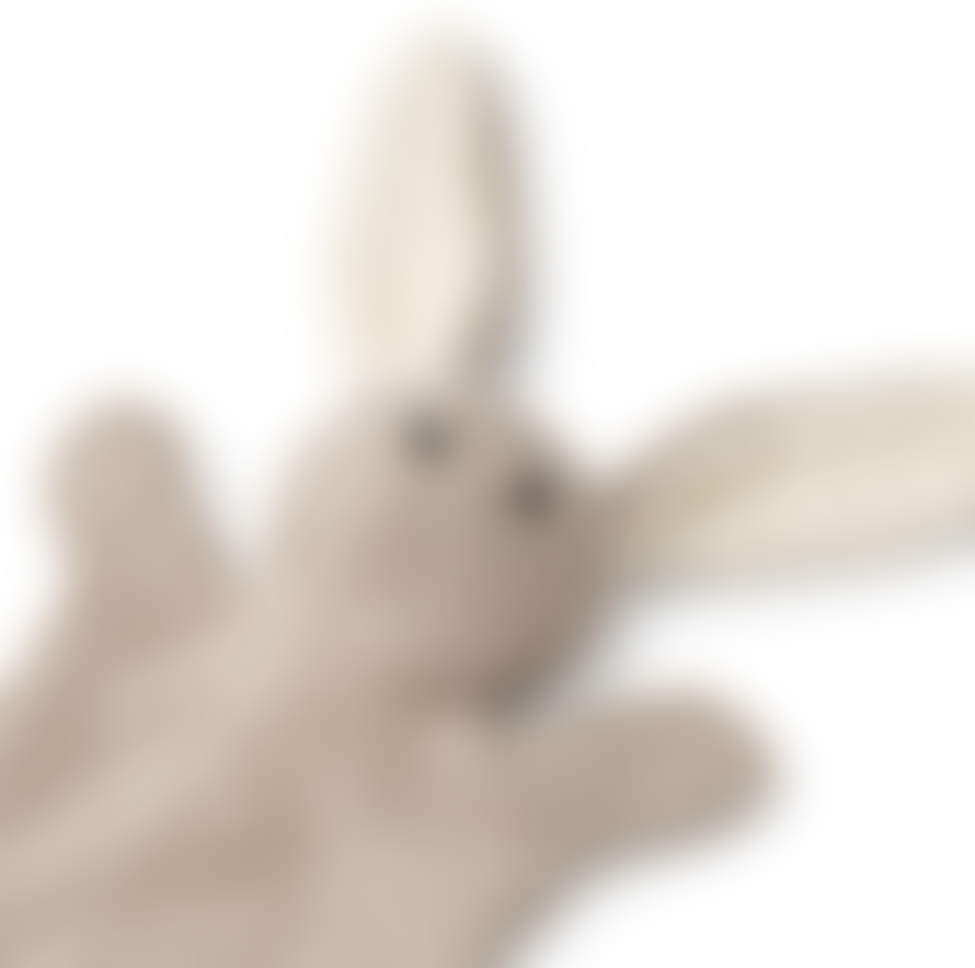 Liewood Herold Hand Puppet - Rabbit / Pale Grey