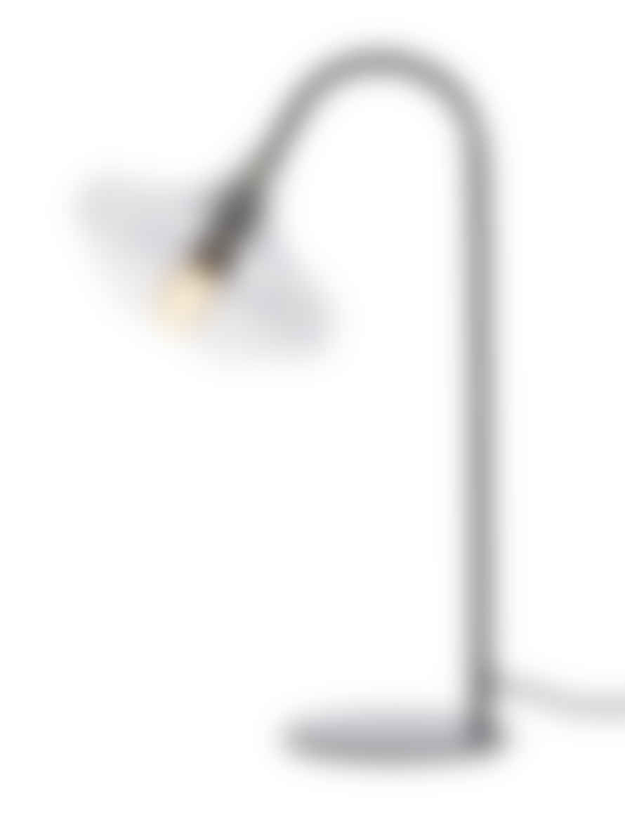 Light & Living Solna Table Lamp - Matte Black & Smoked Glass
