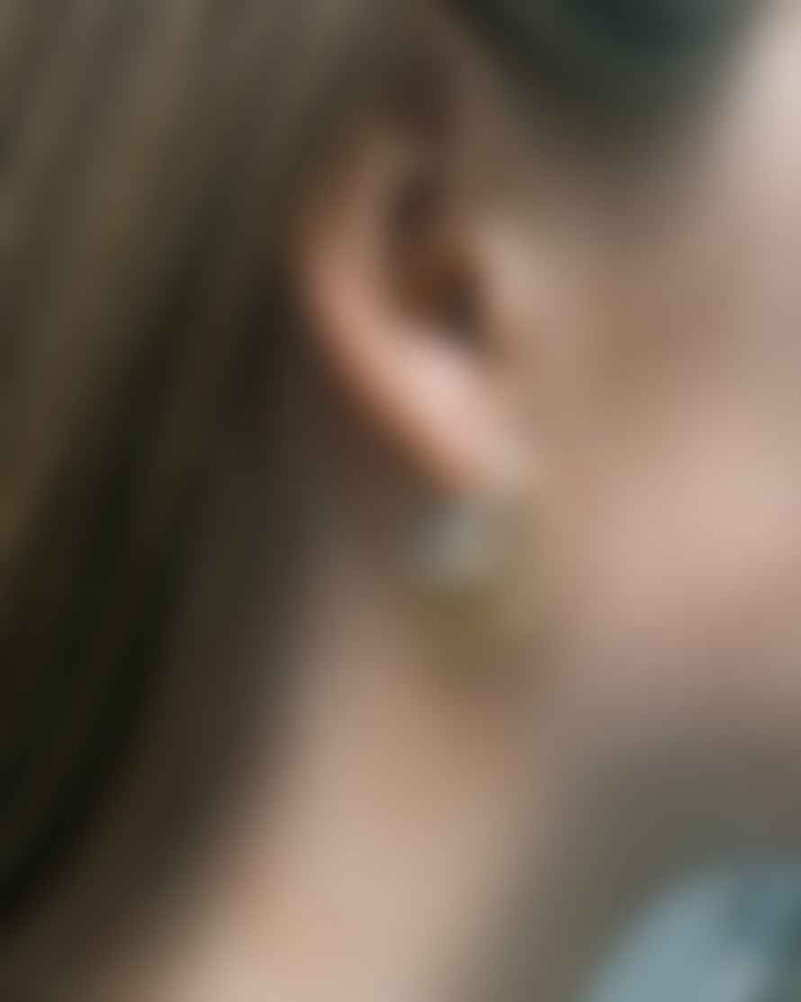 Pernille Corydon Large Silver Bellis Earrings