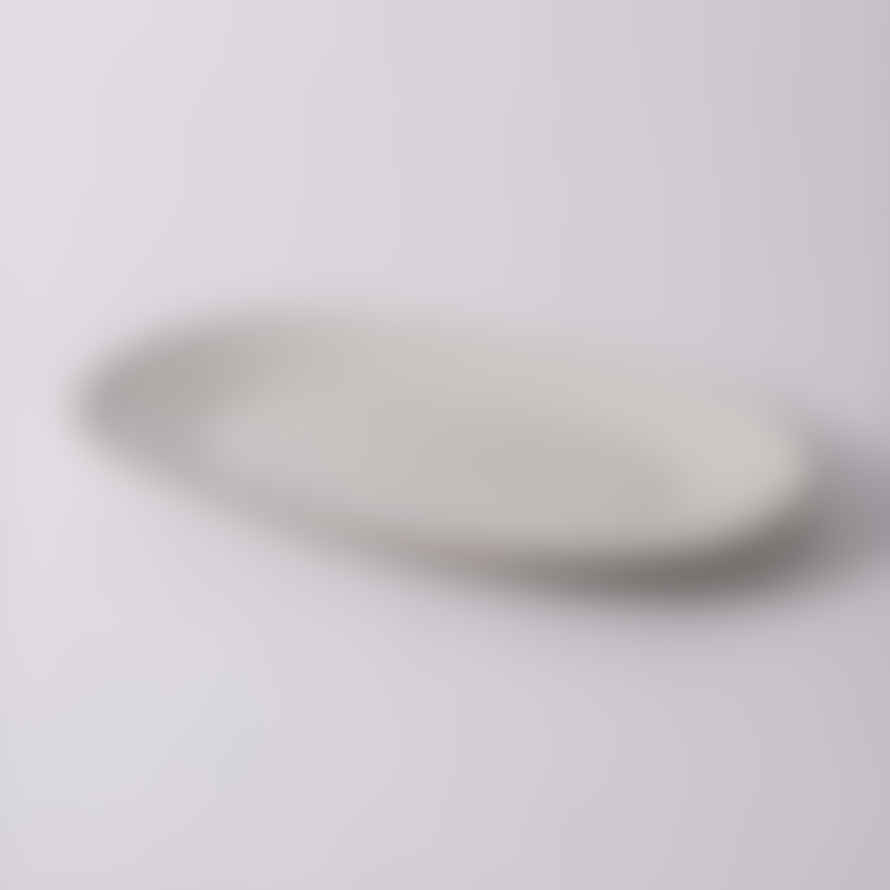 The Ladelle Group Ladelle Clyde Coconut 33cm Oval Platter