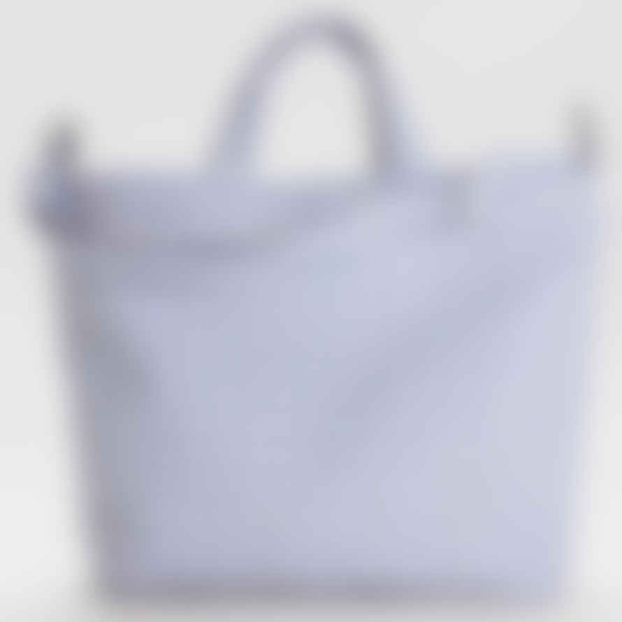 Baggu Horizontal Zip Duck Bag - Blue Pixel Gingham
