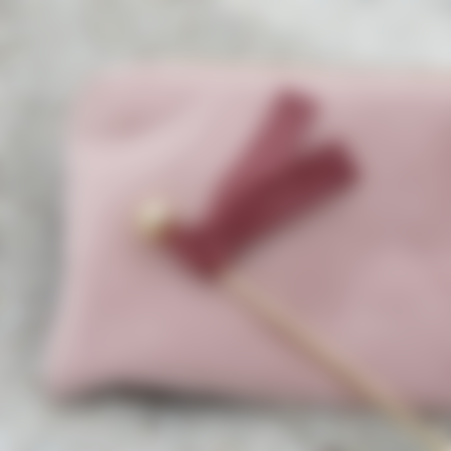 Delight Department GOLD FOOD TOPPERS WITH PINK & BURGUNDY VELVET RIBBONS