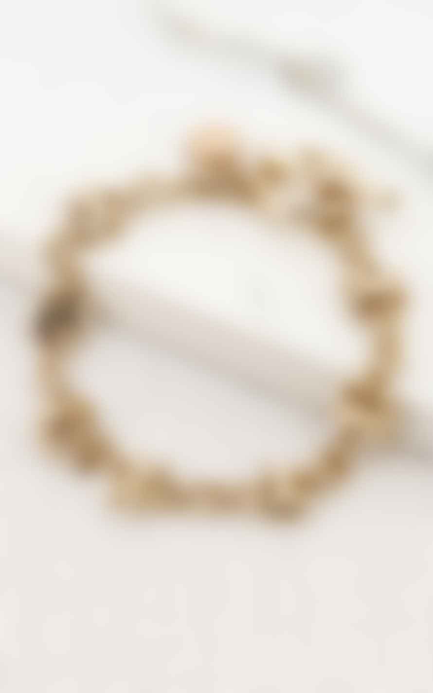 Envy Gold Cross Design T Bar Bracelet