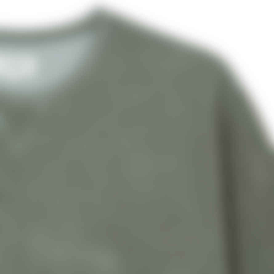 Hartford Military Green Cotton Terry Sweatshirt