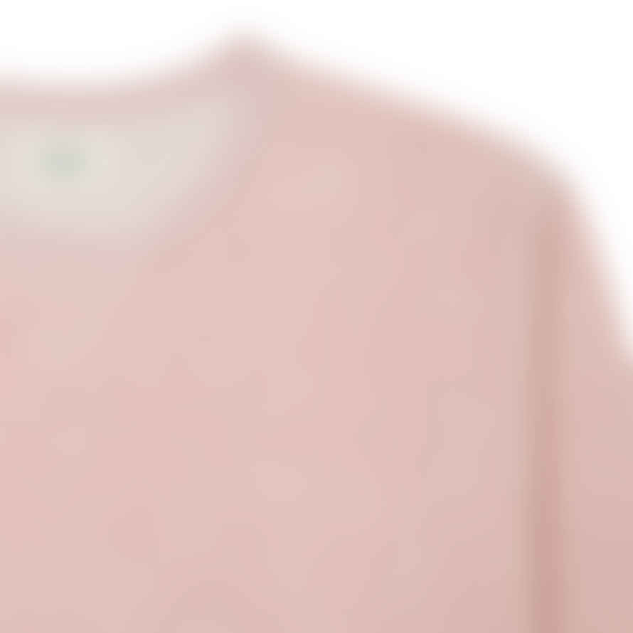 Hartford Faded Pink Cotton Terry Sweatshirt