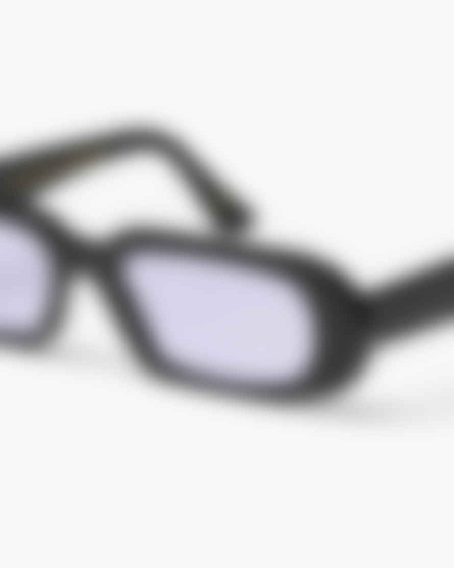 Colorful Standard Black Framed 09 Sunglasses with Lavender Lens
