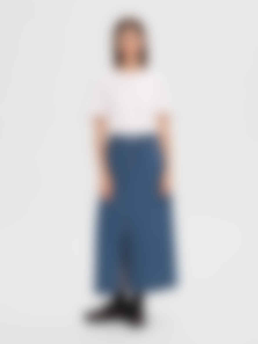 Selected Femme Esther Denim Midi Skirt