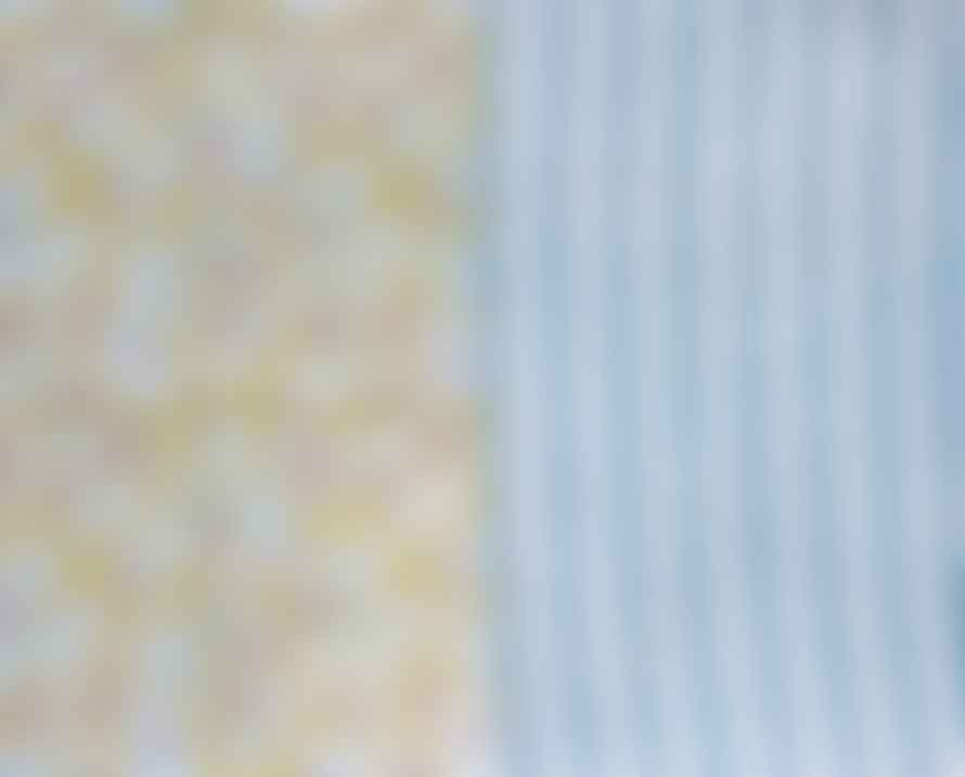 Rozablue Block Print Tablecloth - Yellow/blue
