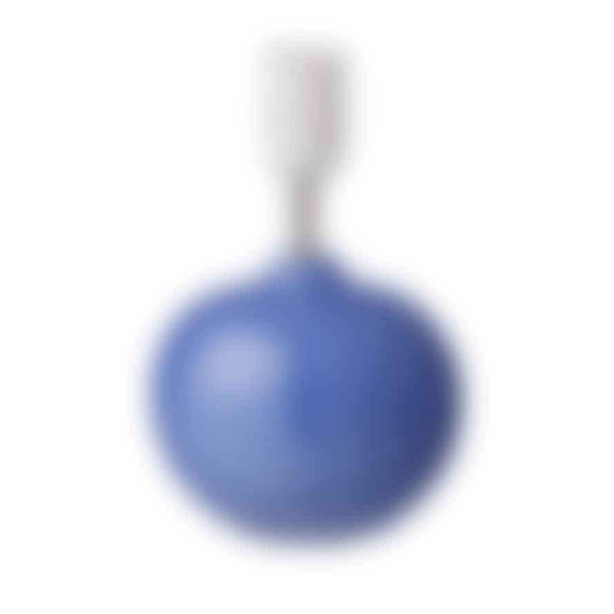 Bungalow DK Blue Ceramic Ball Table Lamp 