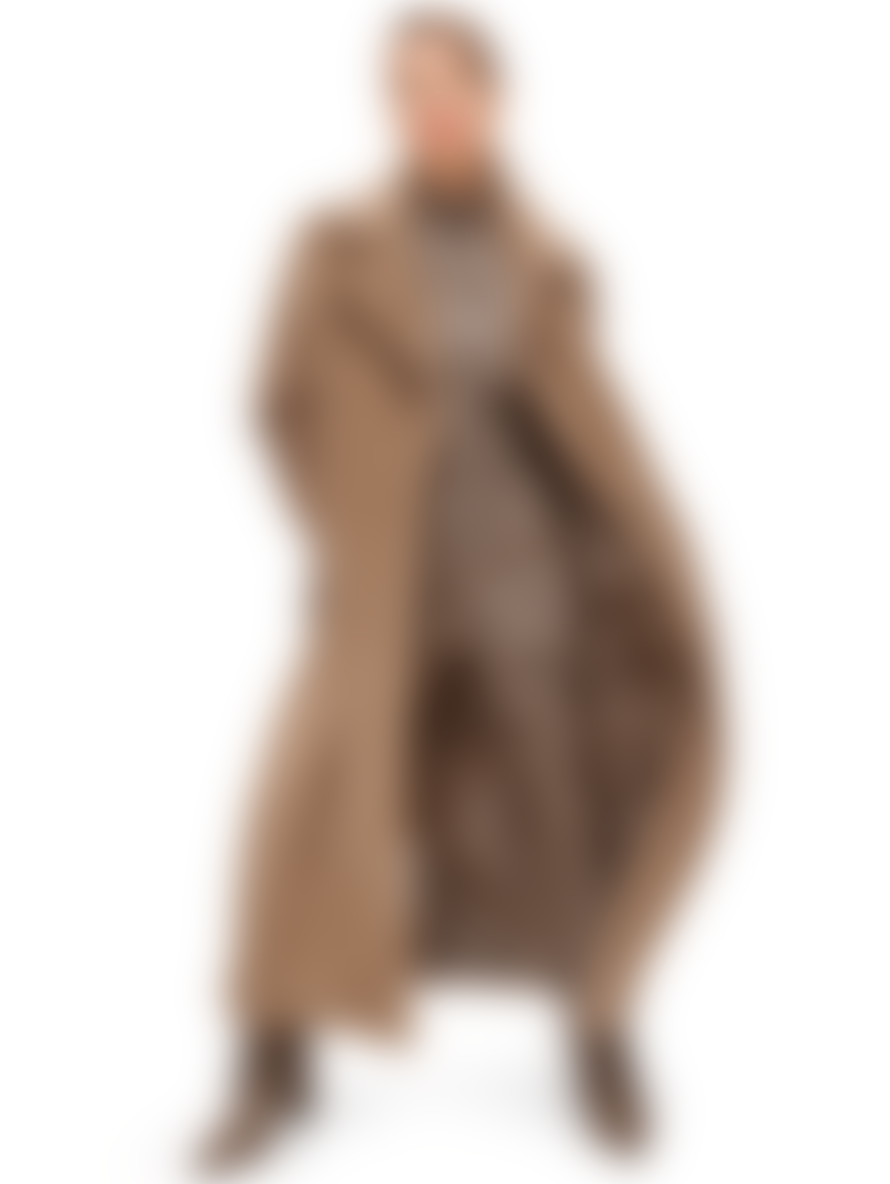 Marc Cain Long Belted Camel Coat