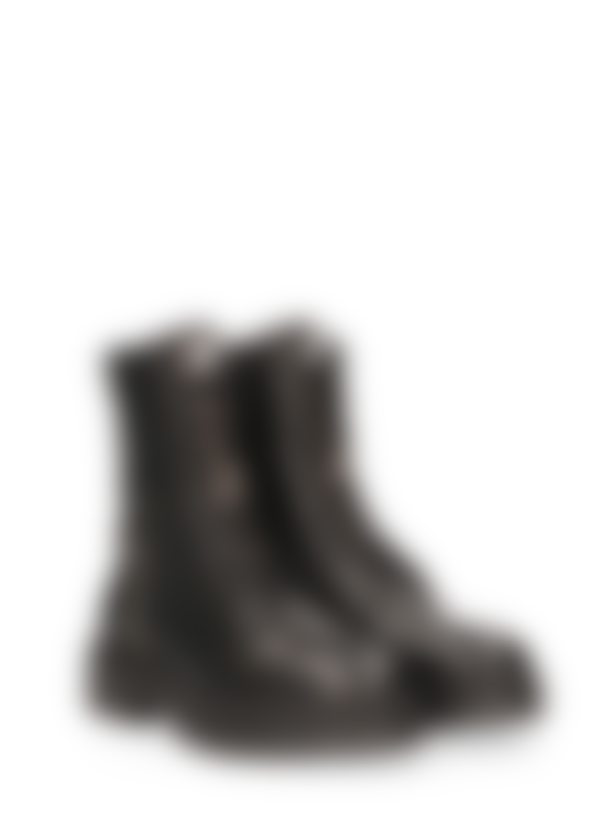 Maruti  Pixel Black Bonnie Leather Boots