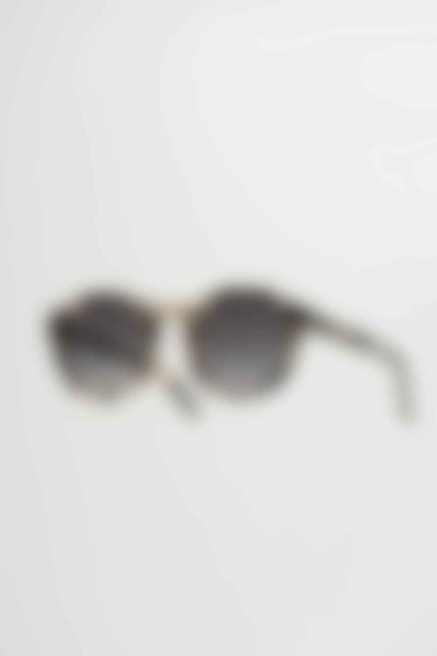 Monokel Eyewear Barstow Black & White Havana Sunglasses