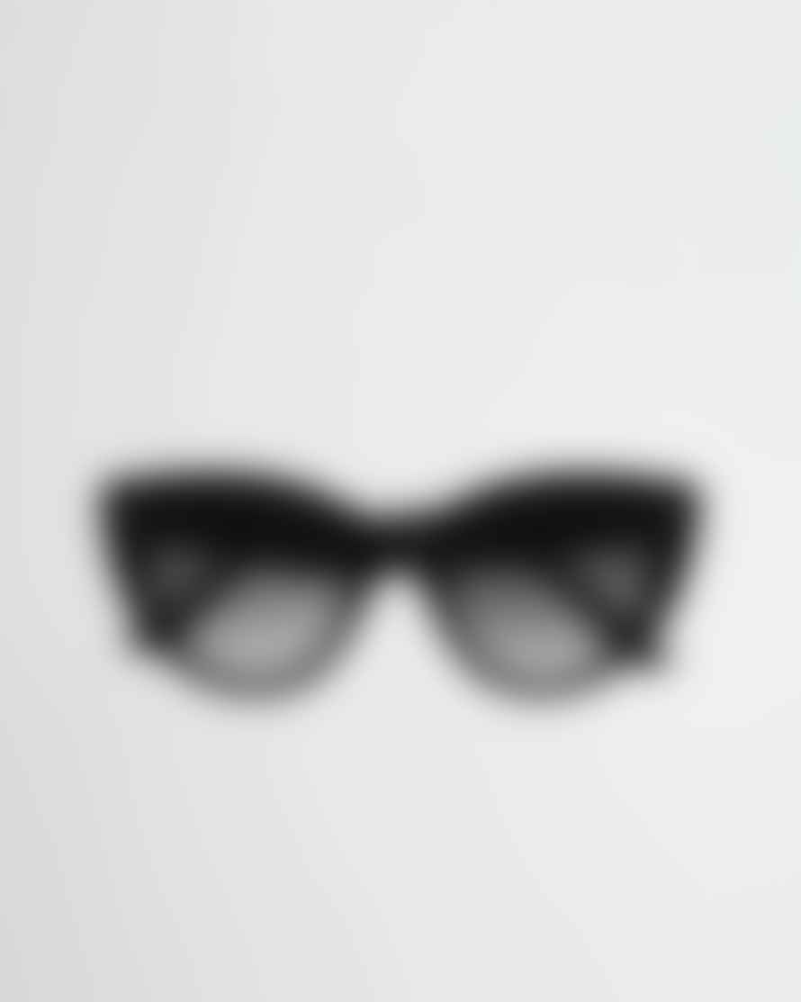 Monokel Eyewear June Black Sunglasses Grey Lens
