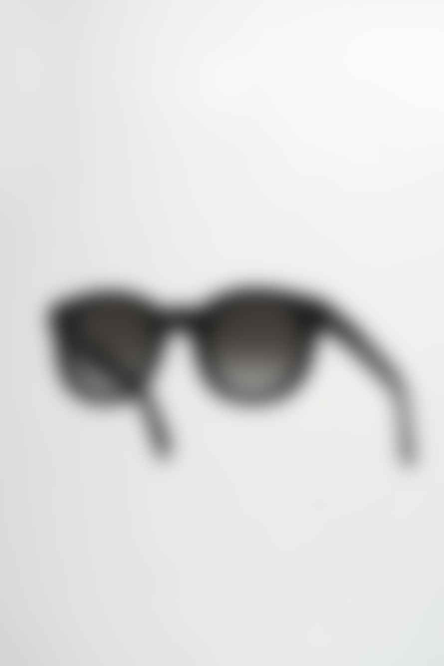 Monokel Eyewear Grey Lens Shiro Black Sunglasses