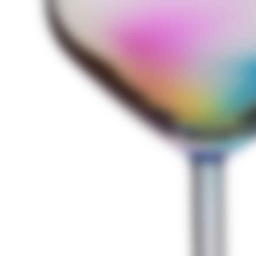 &Quirky Rainbow Wine Glass