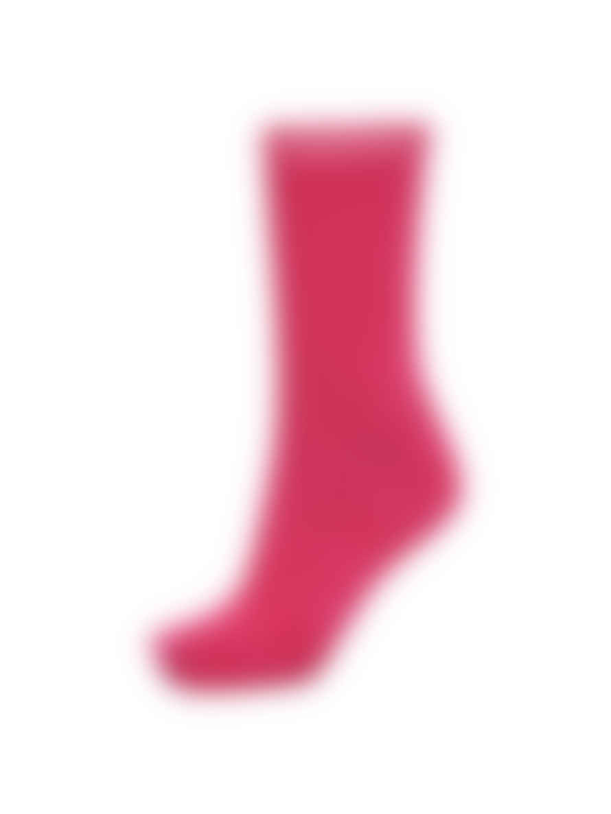 Selected Femme Mel Sock - Fuchsia Pink