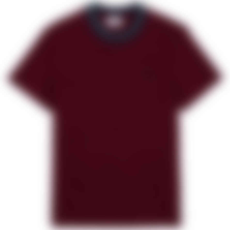 Lacoste Paris Stretch Pique T-shirt Th1131 - Zinfandel