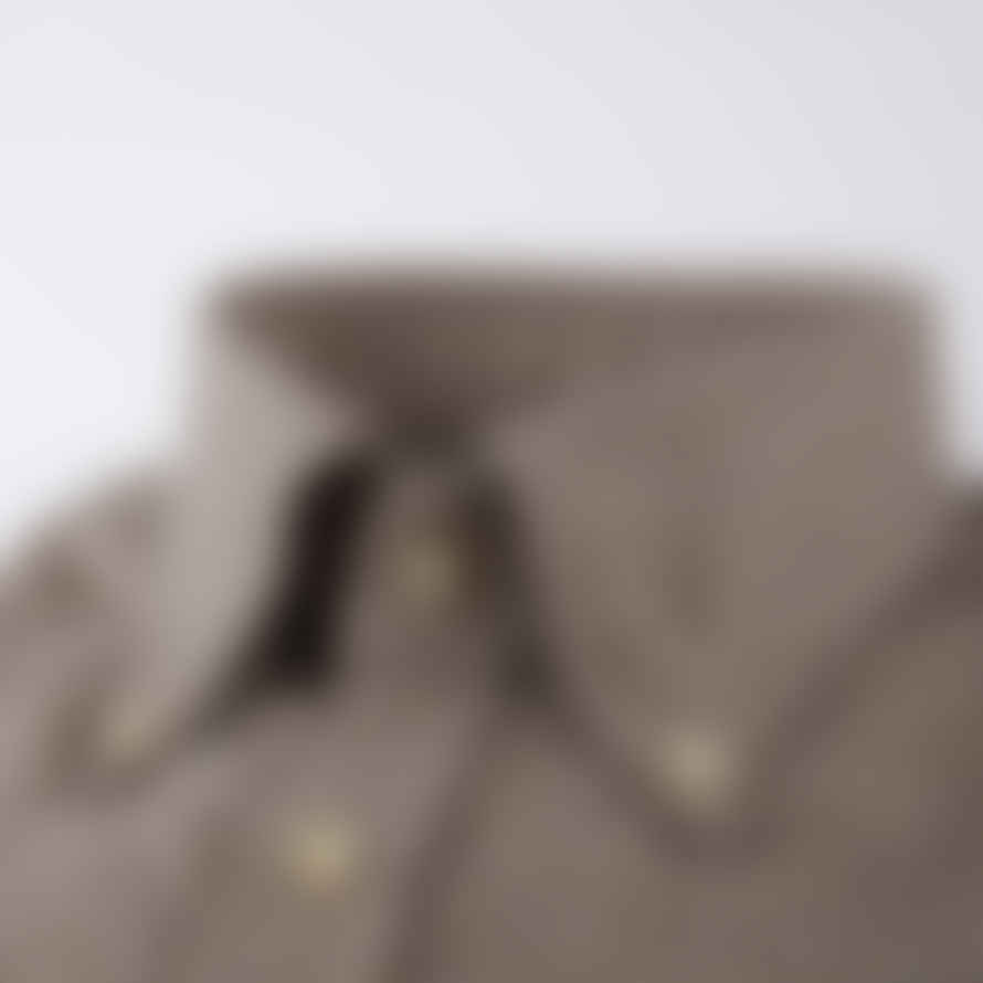 Stenstroms - Casual Brown Luxury Flannel Shirt In Slimline Fit 7122618435270
