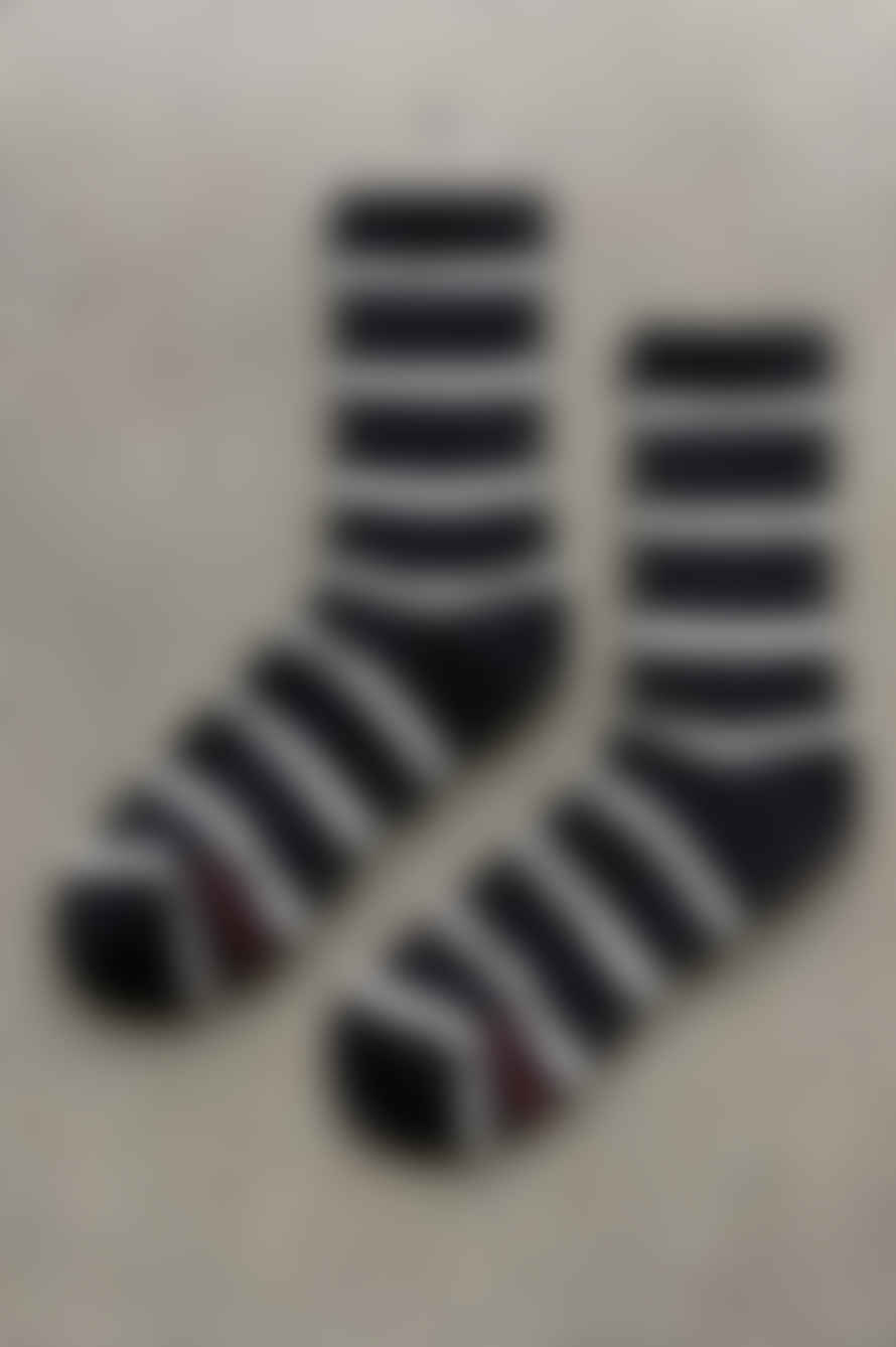 Le Bon Shoppe Boyfriend Striped Black Socks