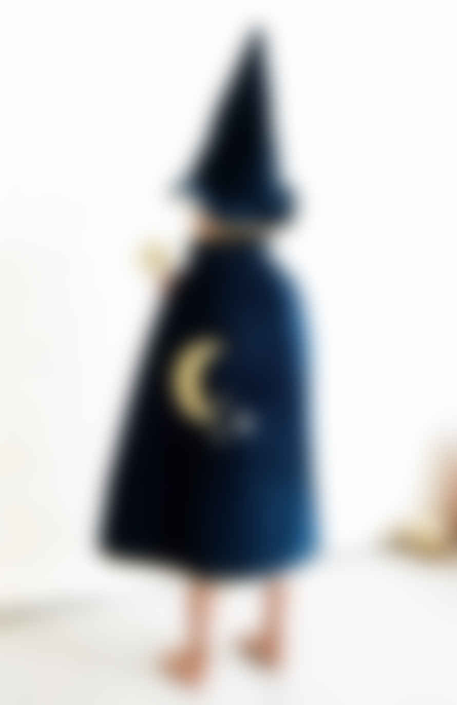 Ratatam Blue Wizard Cloak Costume Set+hat+wand