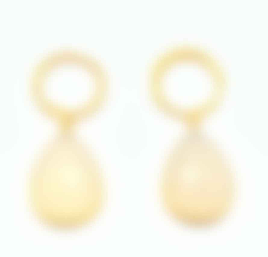 Nekewlam Earrings White Onyx Coil Earrings
