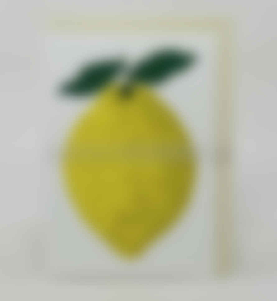 Hadley Paper Goods Mini Card Lemon