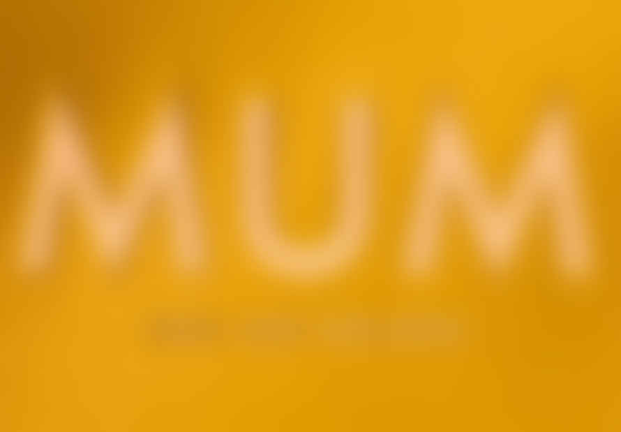 Lagom Mothers Day Card Golden Mum